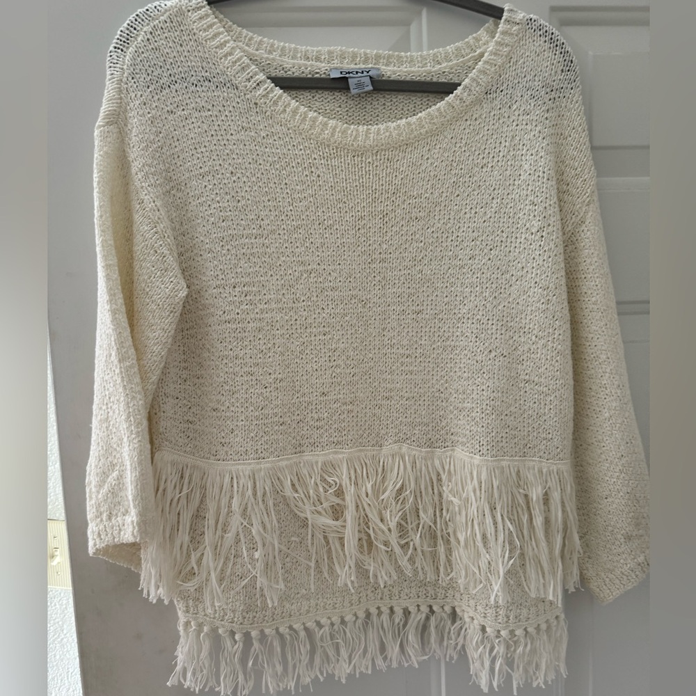DKNY sweater- white